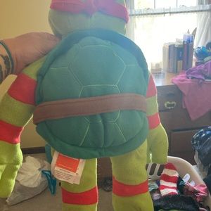 Stuffed toy ninja turtle